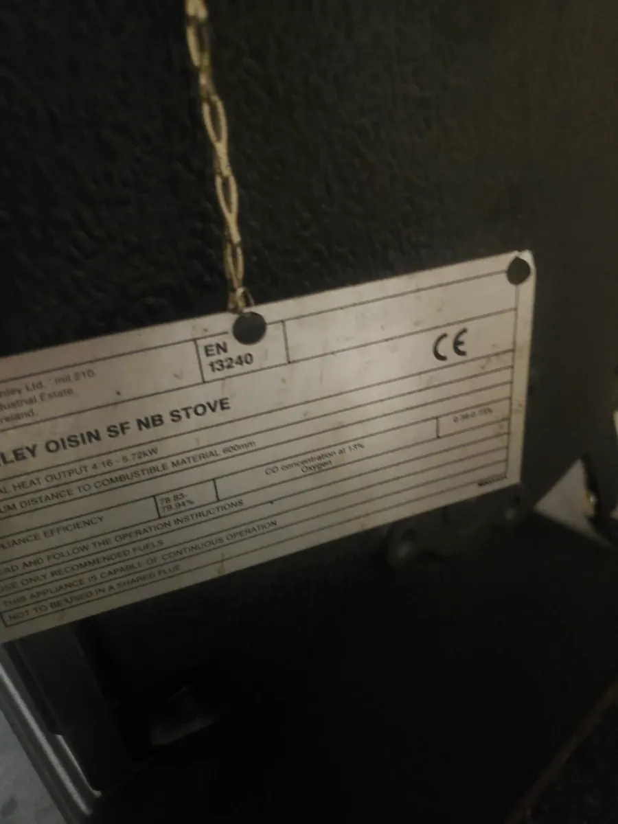 Stanley Oisin 5kw solid fuel stove - Image 3