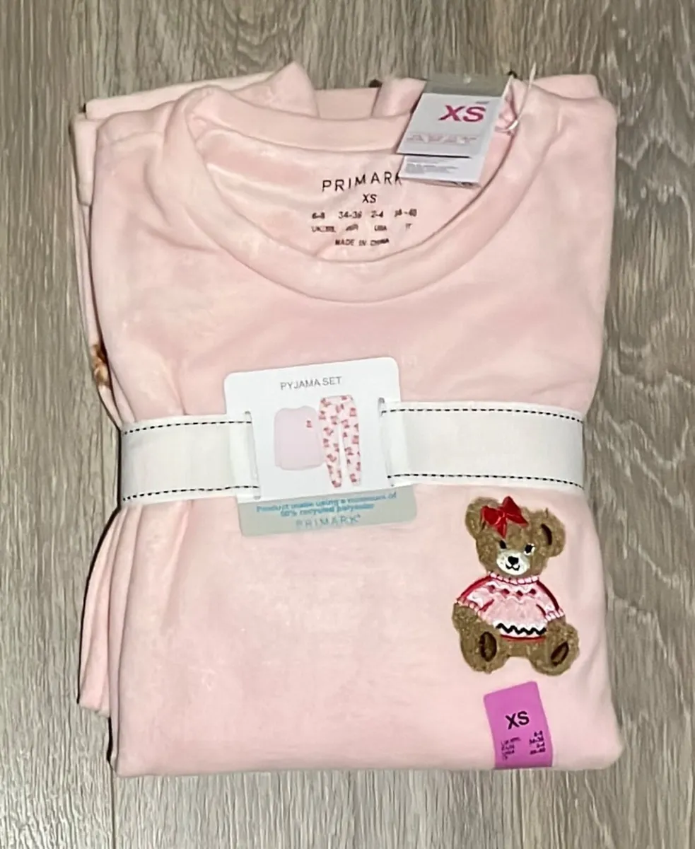 BRAND NEW Micro Fleece Pyjamas XS: Size 6/8 or tee - Image 2