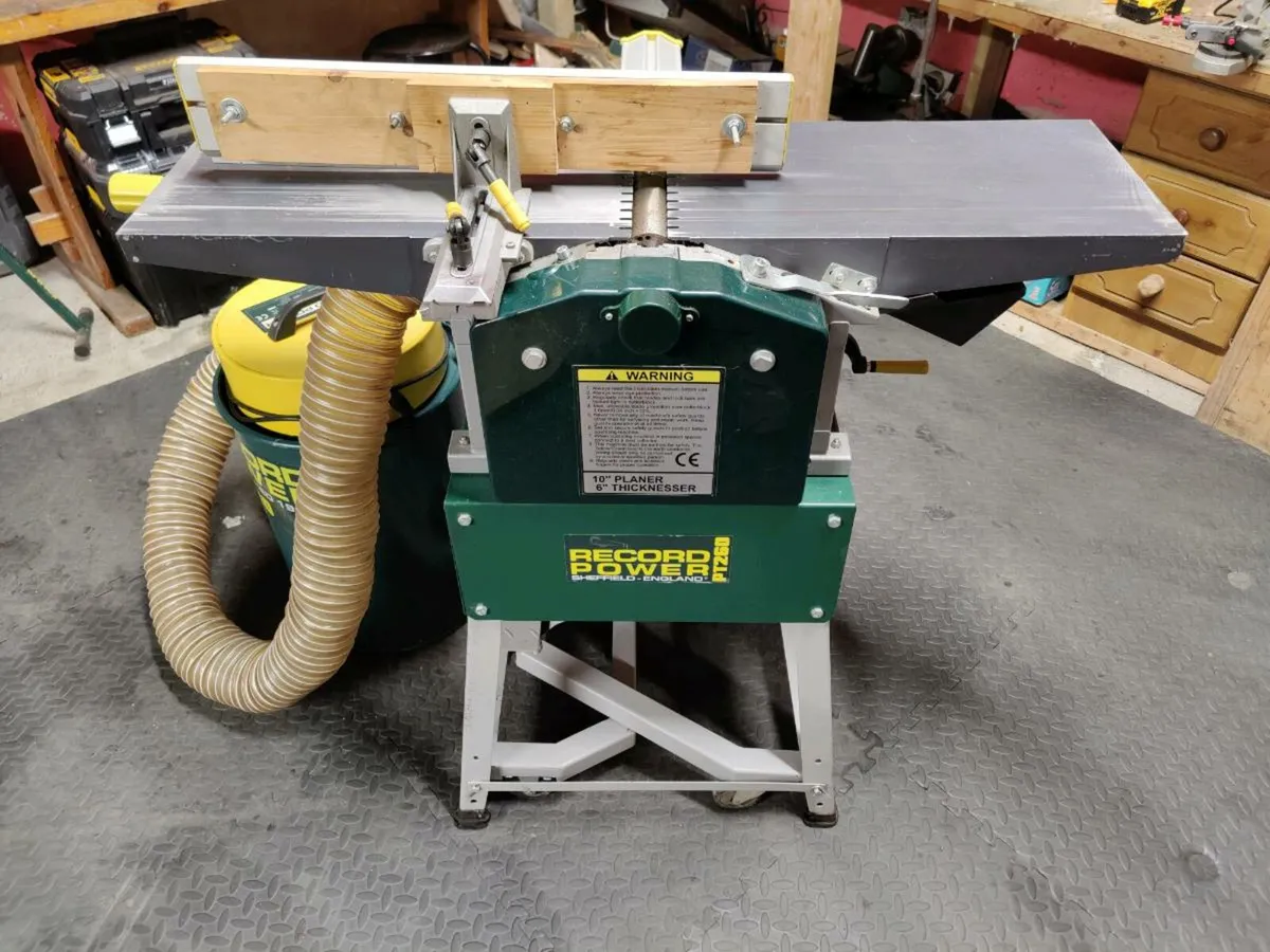 Record PT260 Planer Thicknesser + DC - Image 3