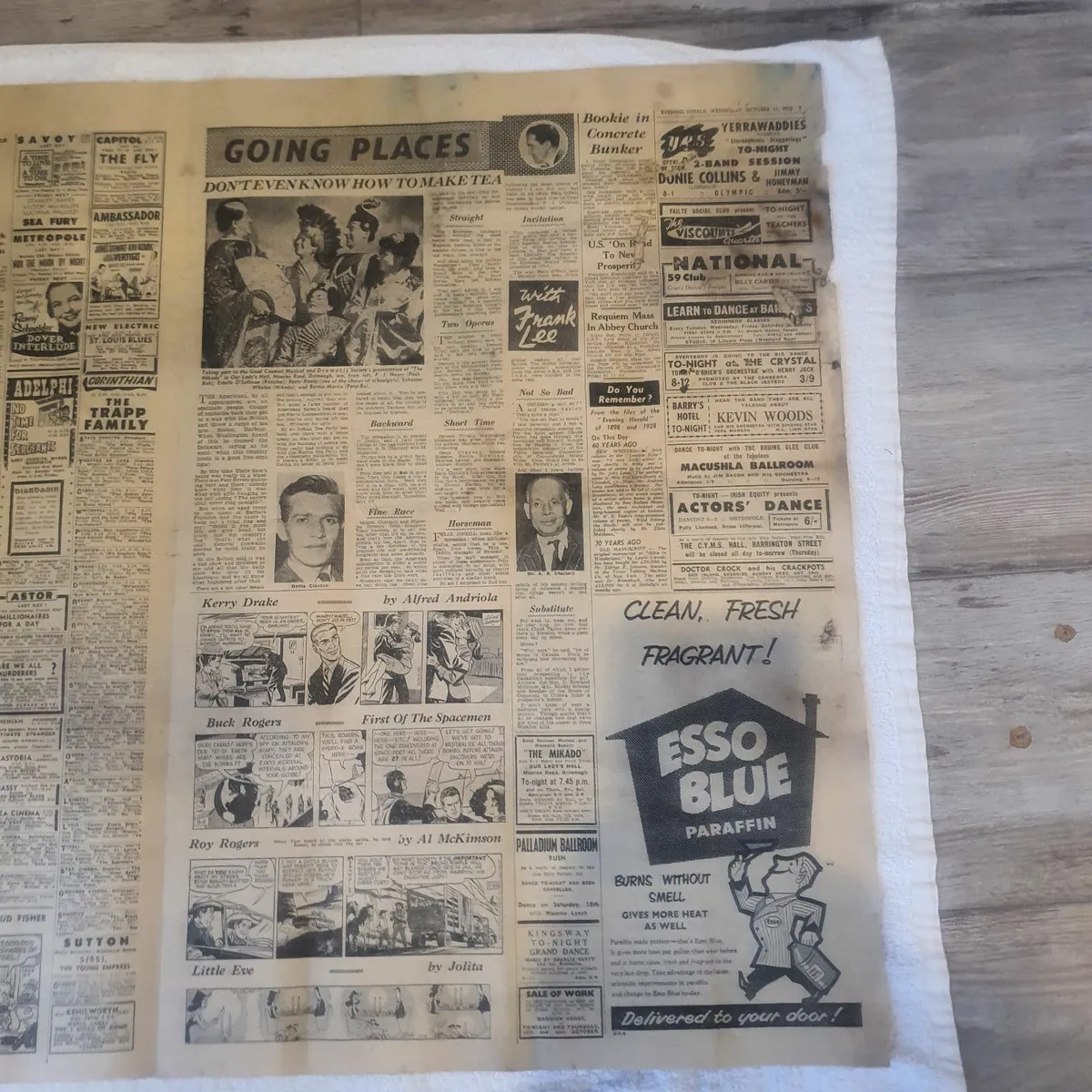 newspaper  EVENING HERALD of 1958 - Image 4