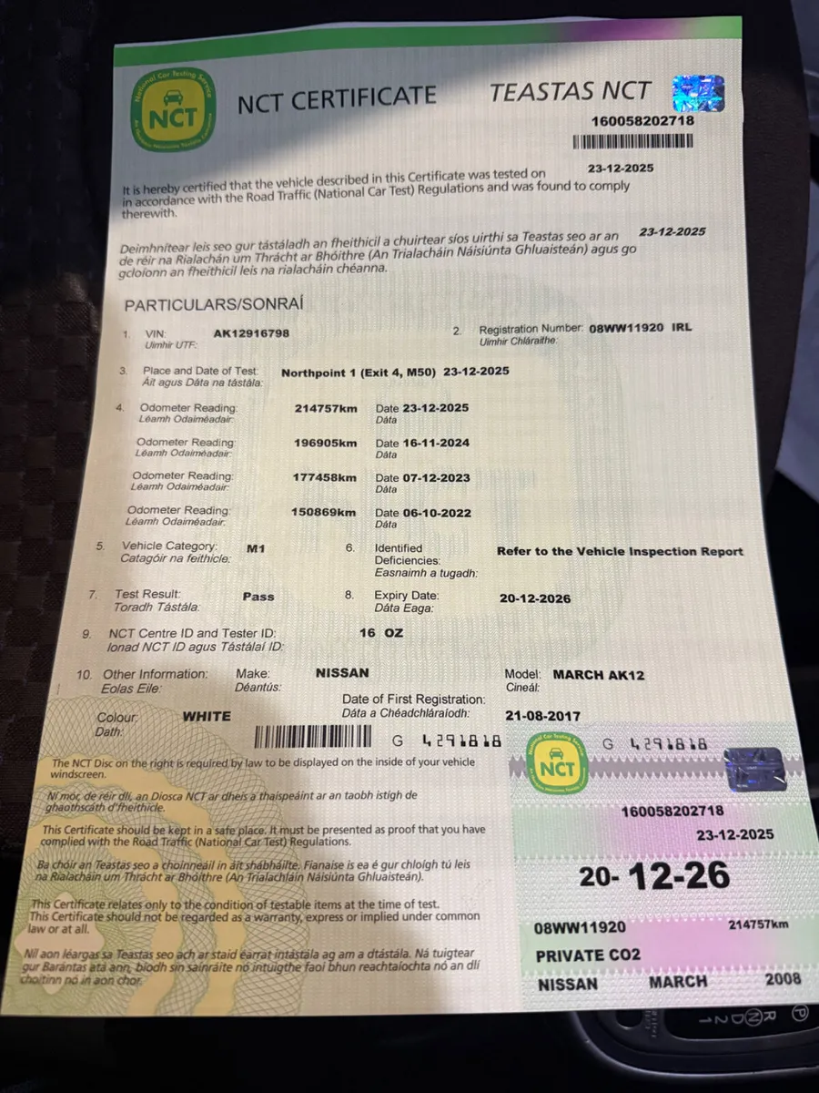 NISSAN MICRA 2008 - AUTOMATIC - Image 2