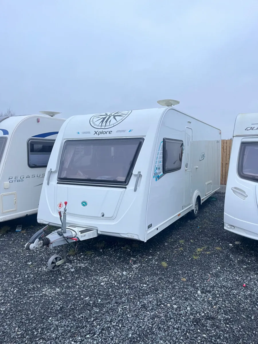 2018 Elddis 4 Berth Fixed Island Bed Caravan - Image 1