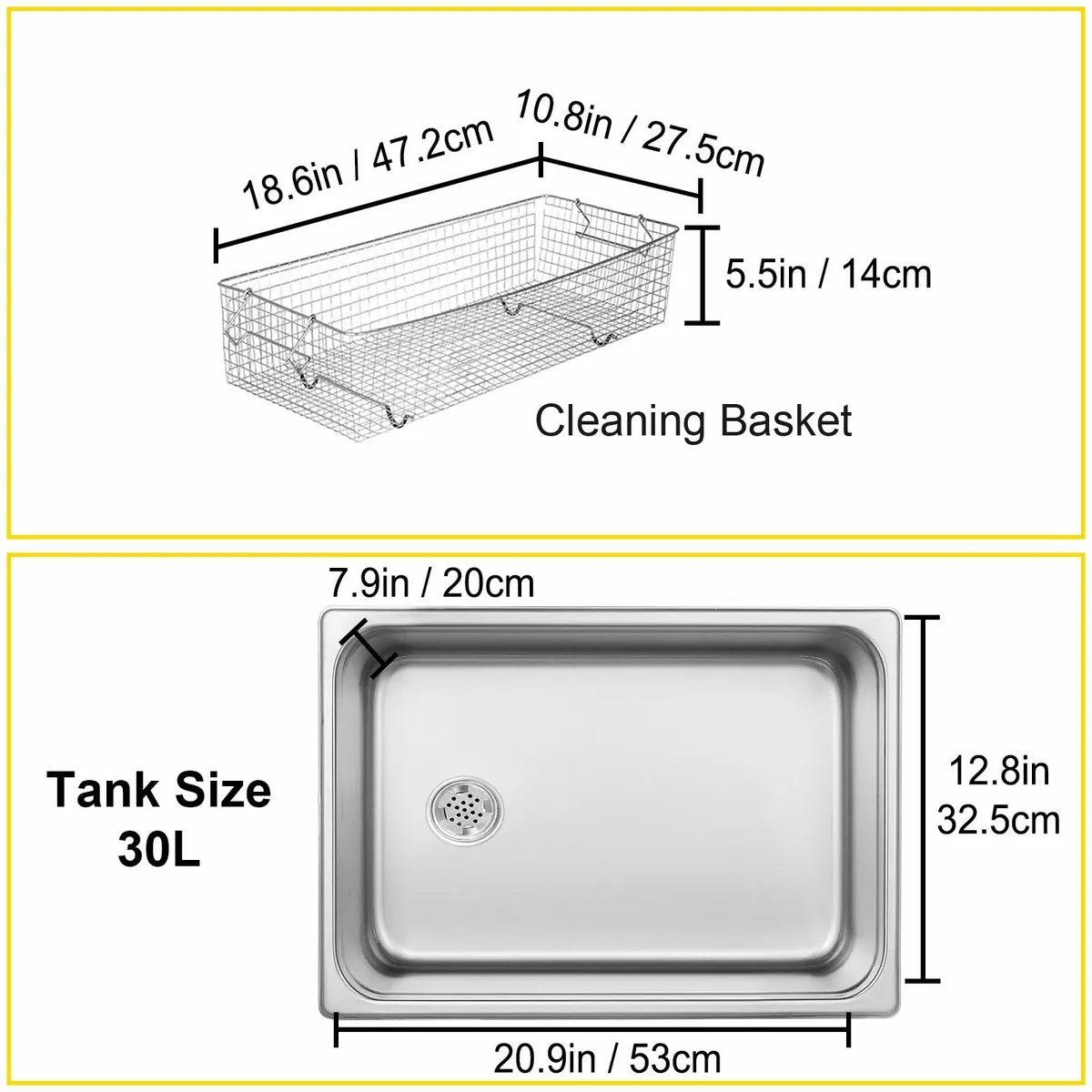 30L Ultrasonic Cleaner with Digital Timer & Heater - Image 4
