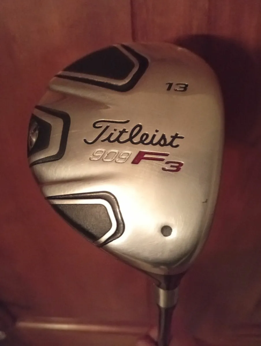 Titleist  13 Deg 909 F3 Model Strong 3 Wood  Stiff - Image 1