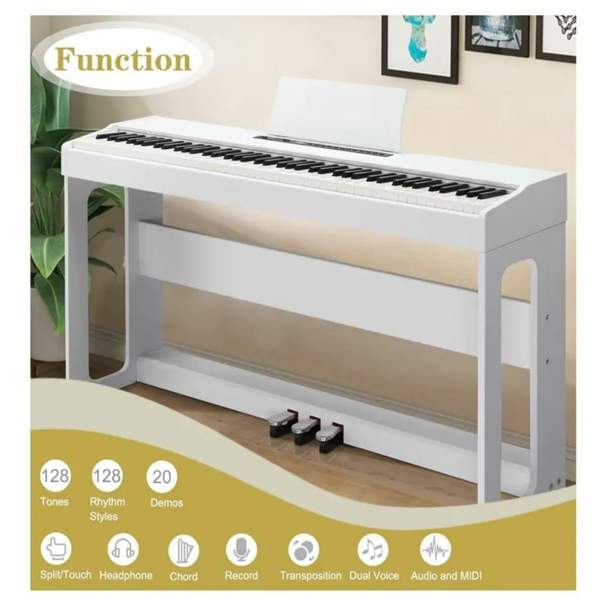 Digital Piano - Fully Weighted Keys - Image 1