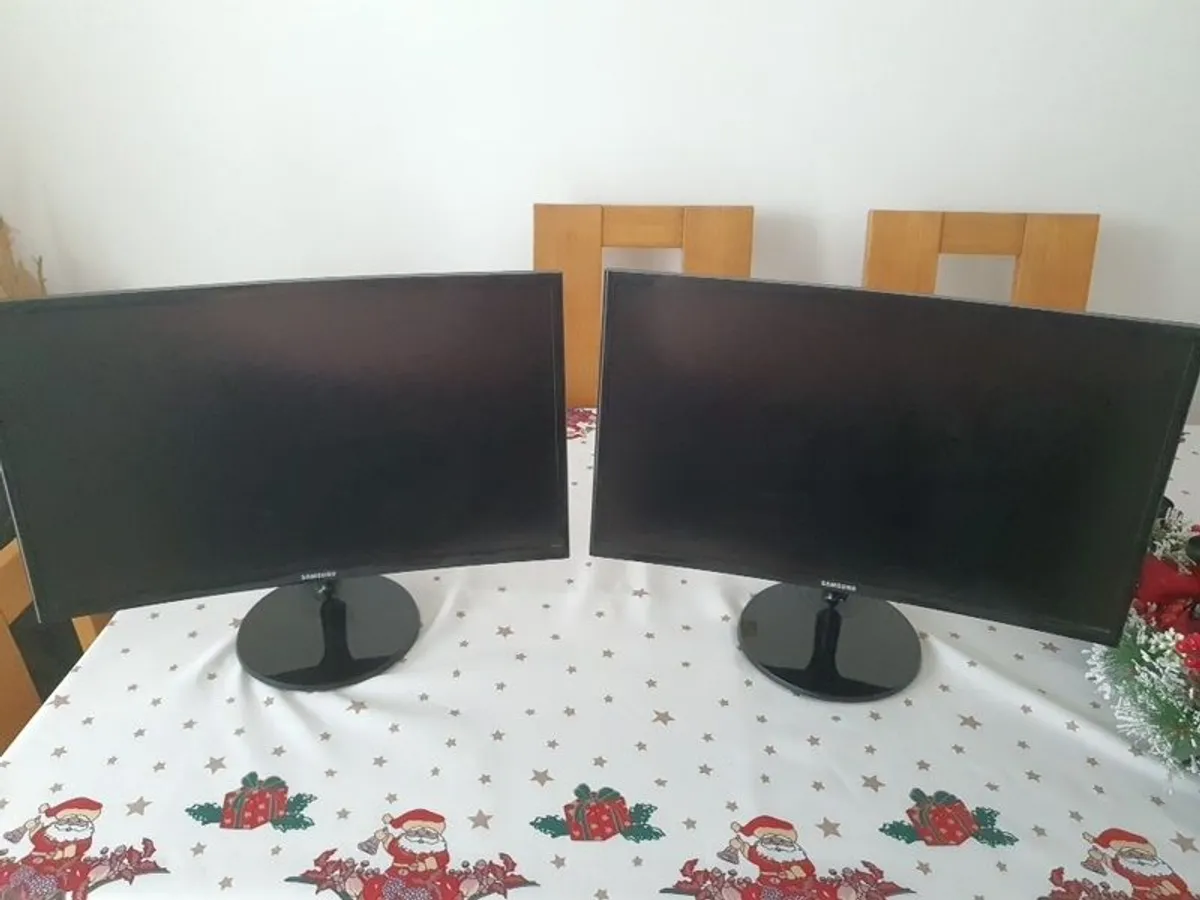 Two Desktop gaming monitors. - Image 1