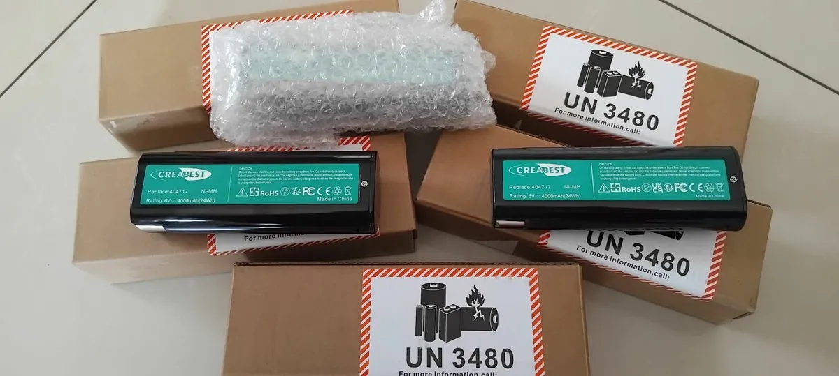 CreaBest Paslode Replacement 6v 4Ah Batteries - Image 1
