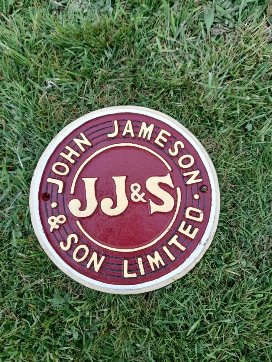Jameson Cast Iron Sign - Image 2