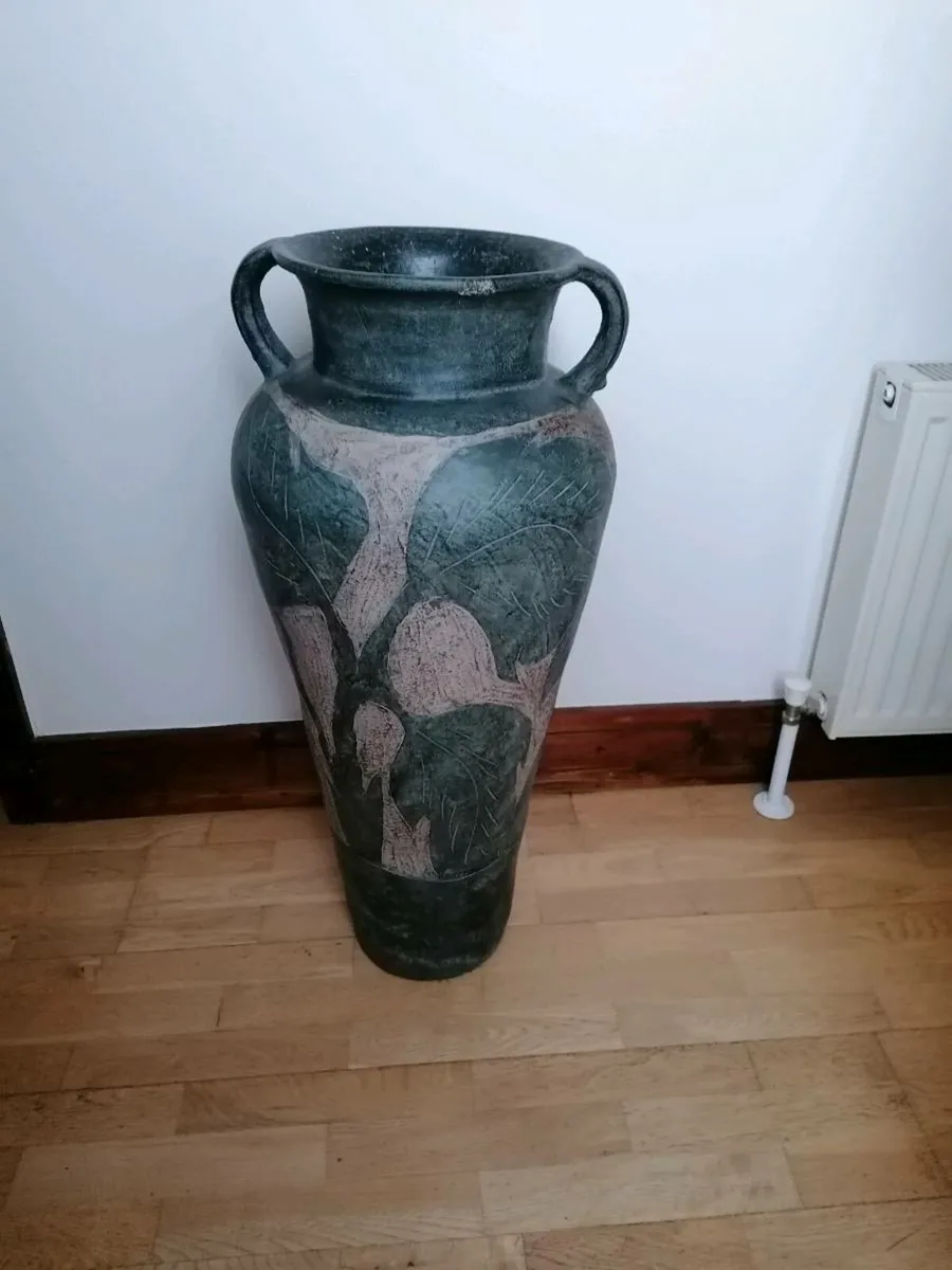 Pottery Floor Vase - Image 1