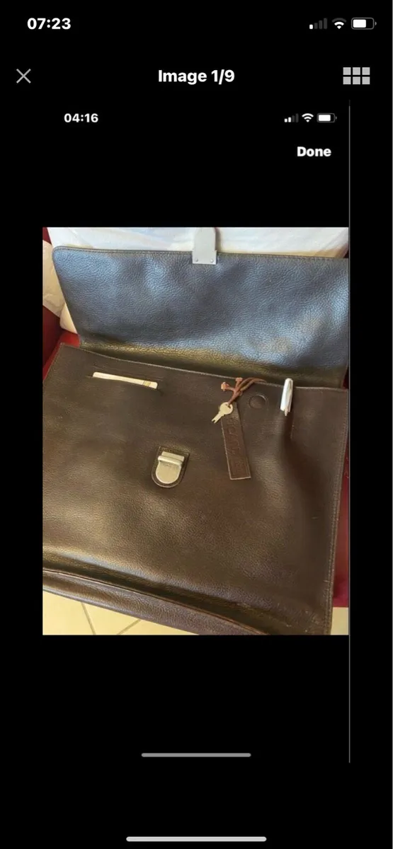 Vintage Leather Picard Laptop/ Document bag - Image 1