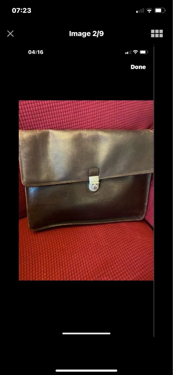 Vintage Leather Picard Laptop/ Document bag - Image 2