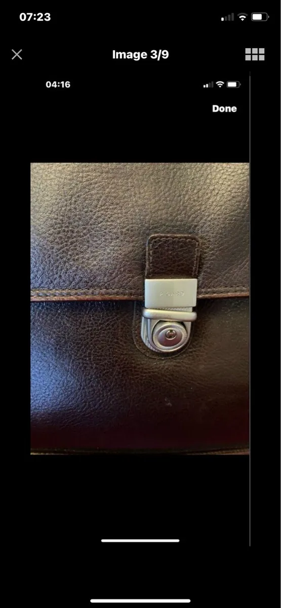 Vintage Leather Picard Laptop/ Document bag - Image 3