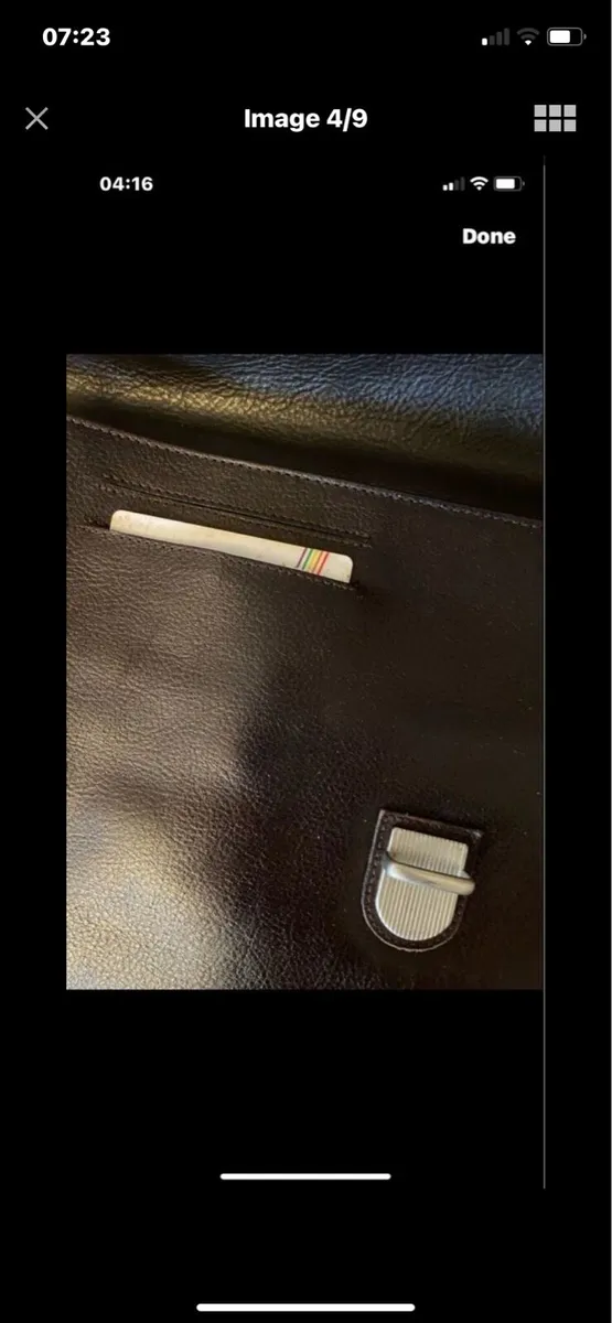 Vintage Leather Picard Laptop/ Document bag - Image 4