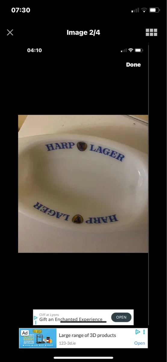 Vintage Harp Lager Dish - Image 2
