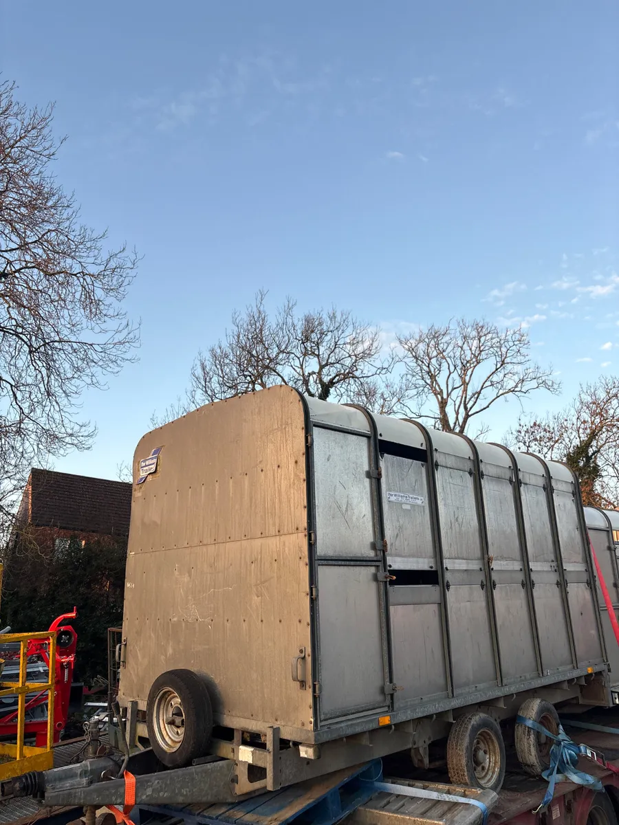 Ifor Williams 12ft demountable cattle trailer