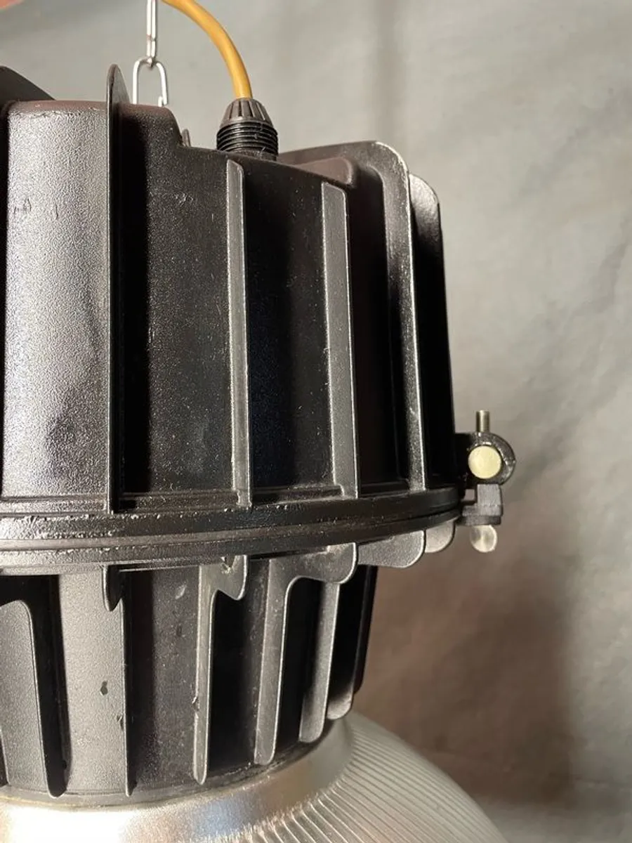 Vintage Industrial Aluminium Pendant Light - Image 3