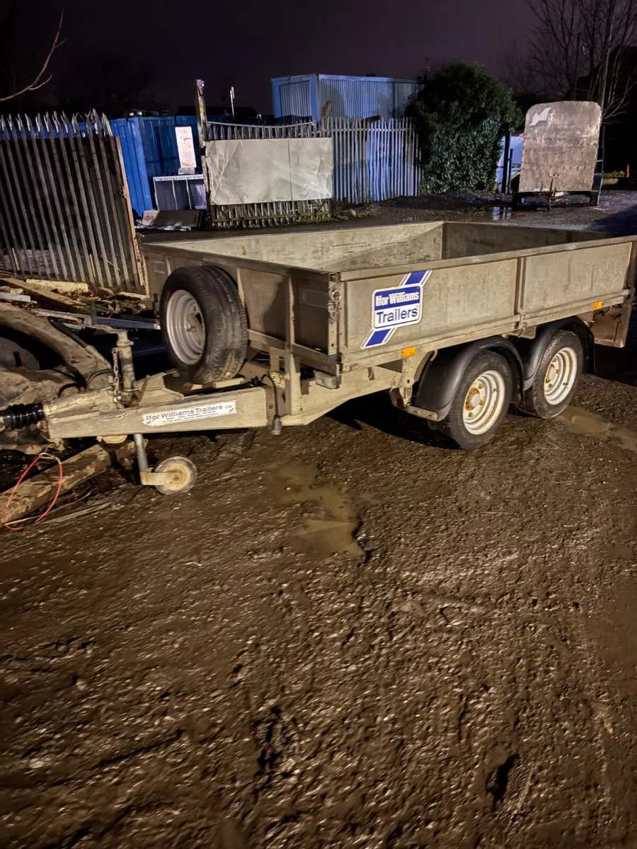 Ifor Williams 8ft dropside trailer - Image 1