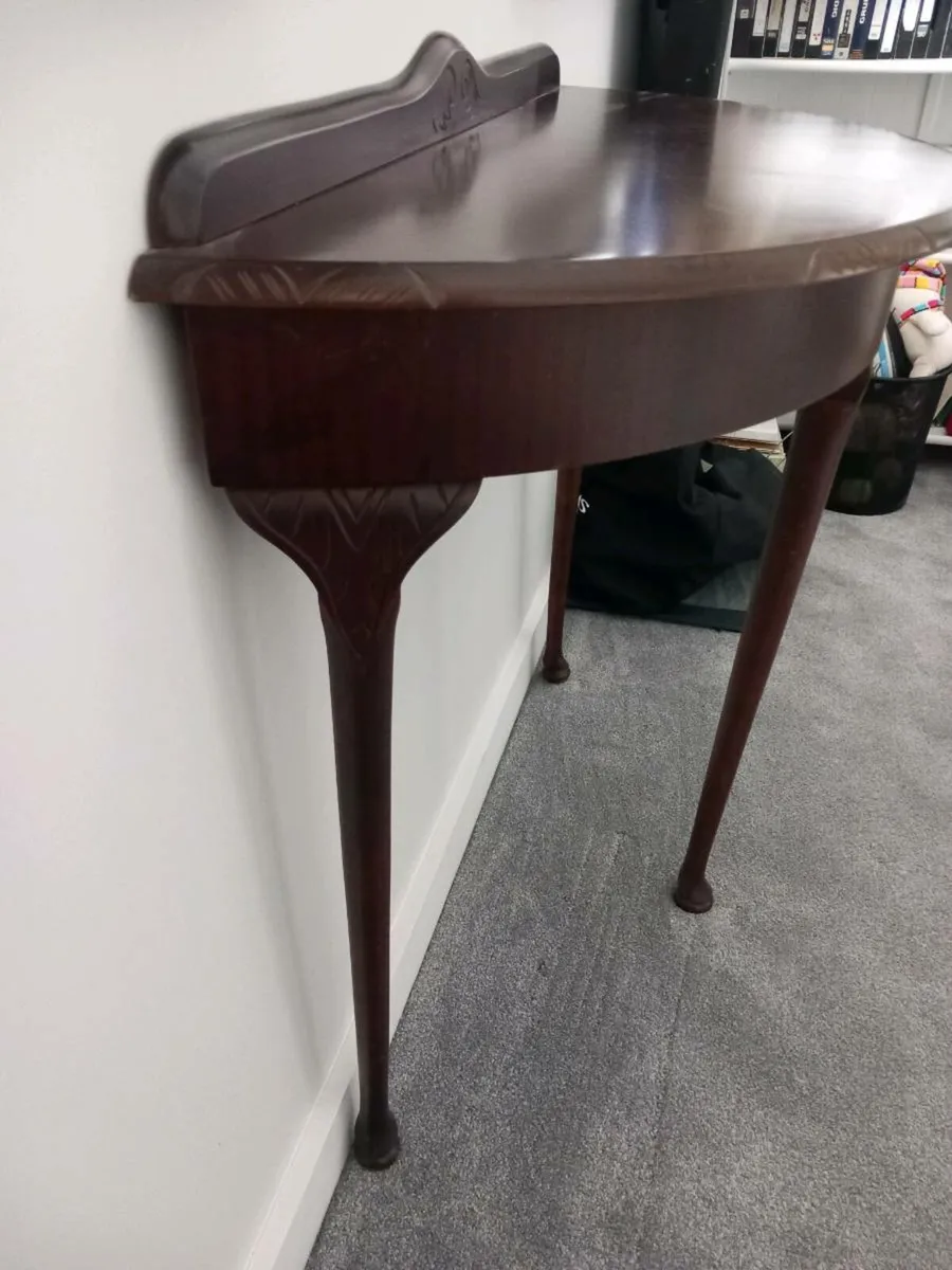 Mahogany hall table - Image 2