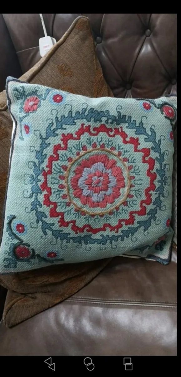 **Brand New** Stunning Needlepoint Cushions - Image 1