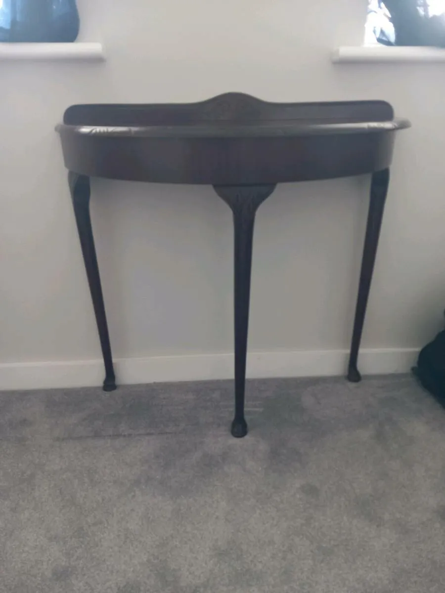 Mahogany hall table - Image 1