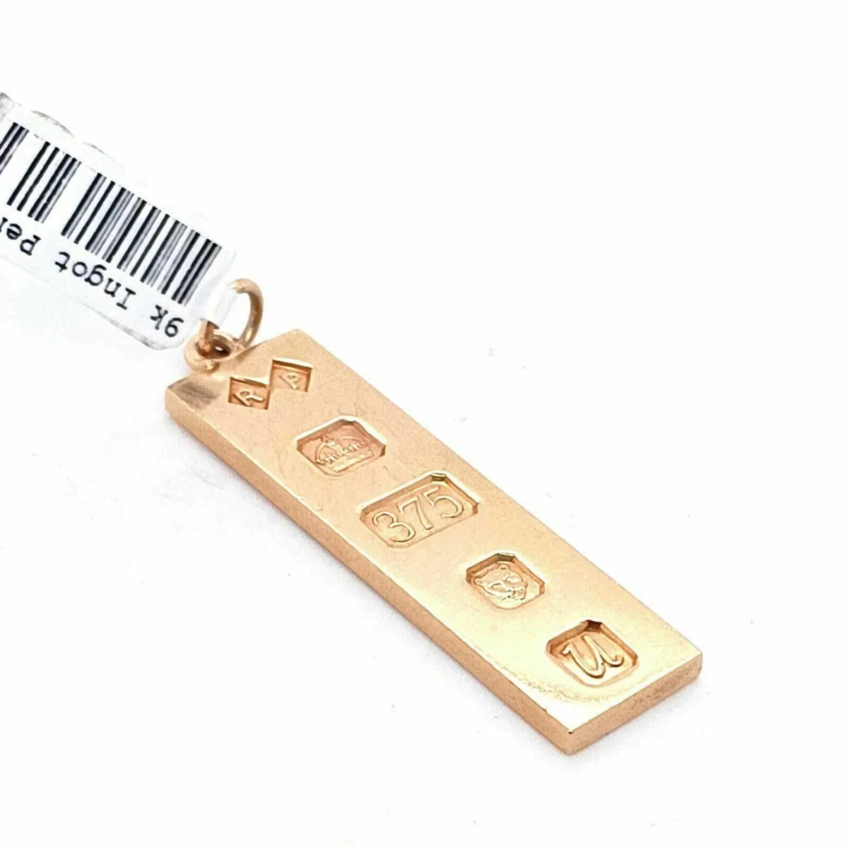 9k Gold Ingot Bar Pendant,  14.7 g - Image 1