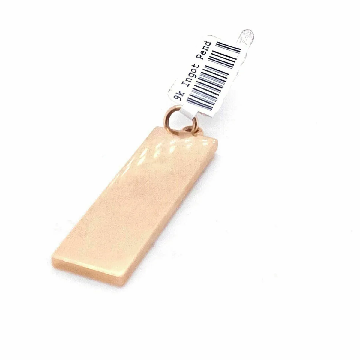 9k Gold Ingot Bar Pendant,  14.7 g - Image 2