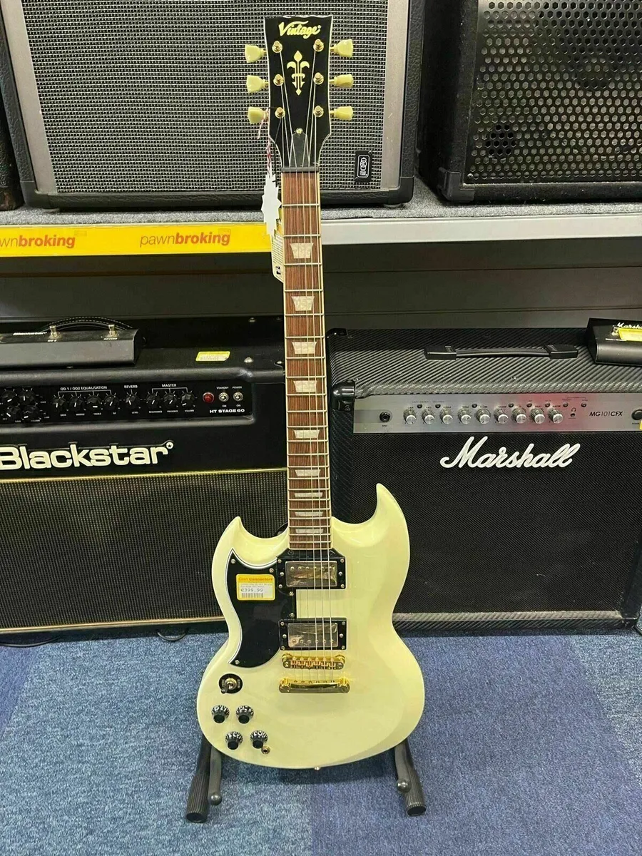 Vintage Left Handed VS6 Electric Guitar - Image 1