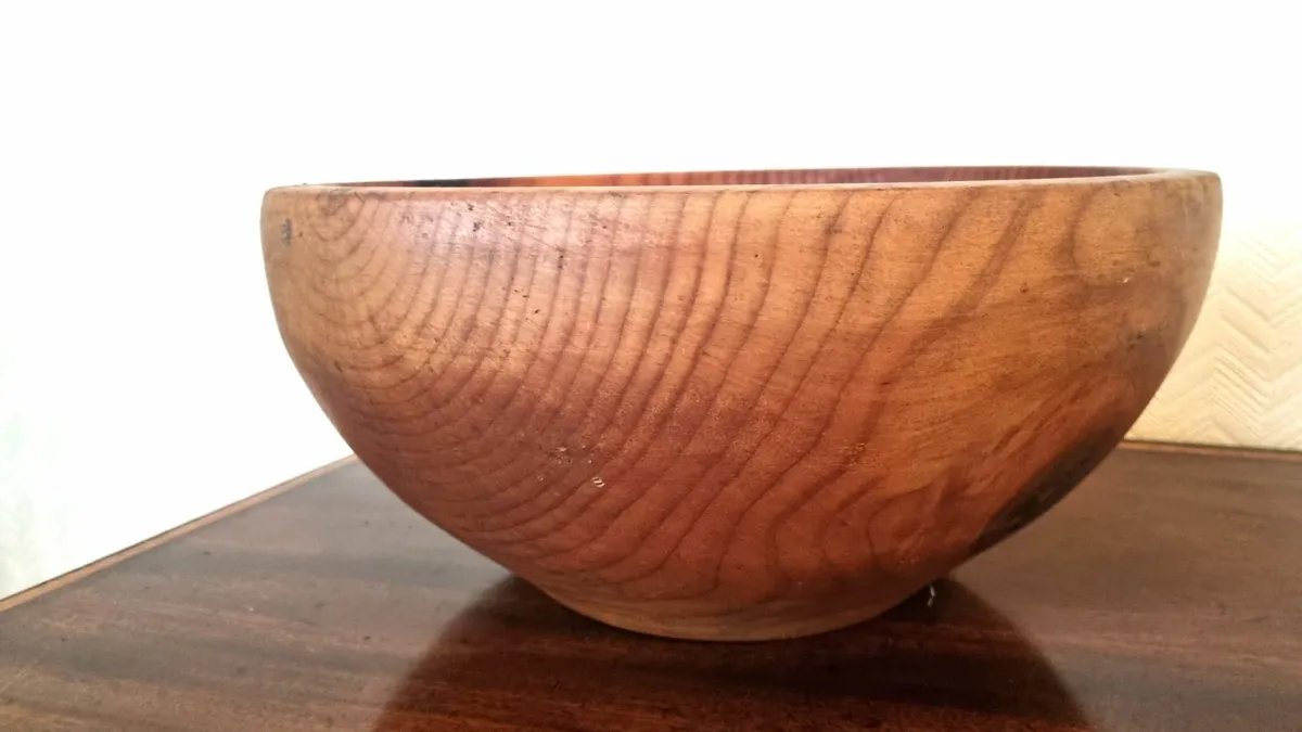 Large Wooden Fruit/Salad Bowl - Image 2
