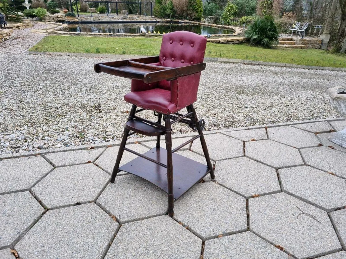 Antique Metamorphic Baby's High Chair - Image 2