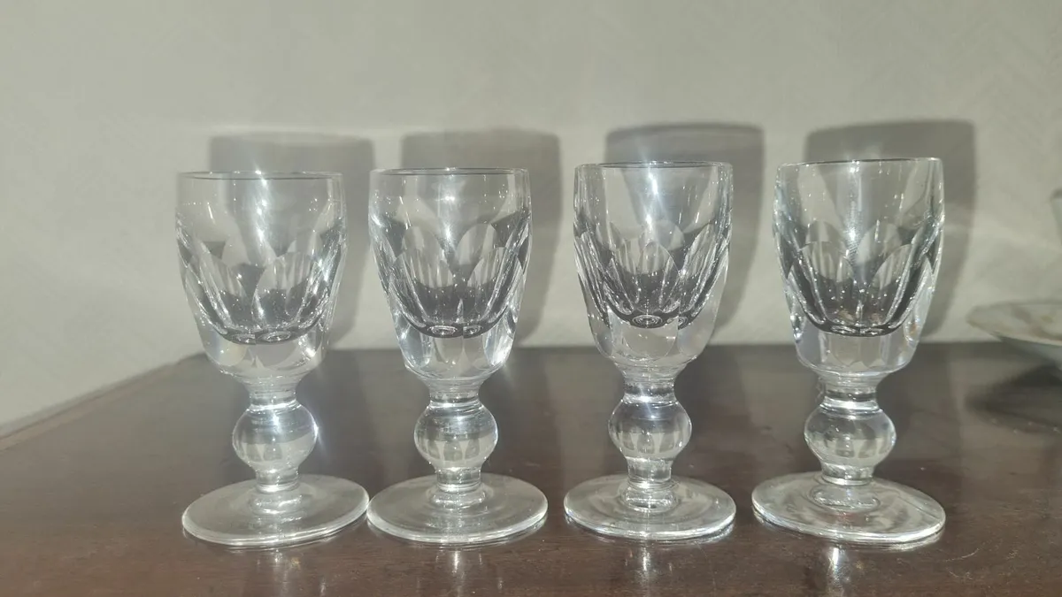 Vintage Waterford Crystal Small Wine Glasses - Image 1