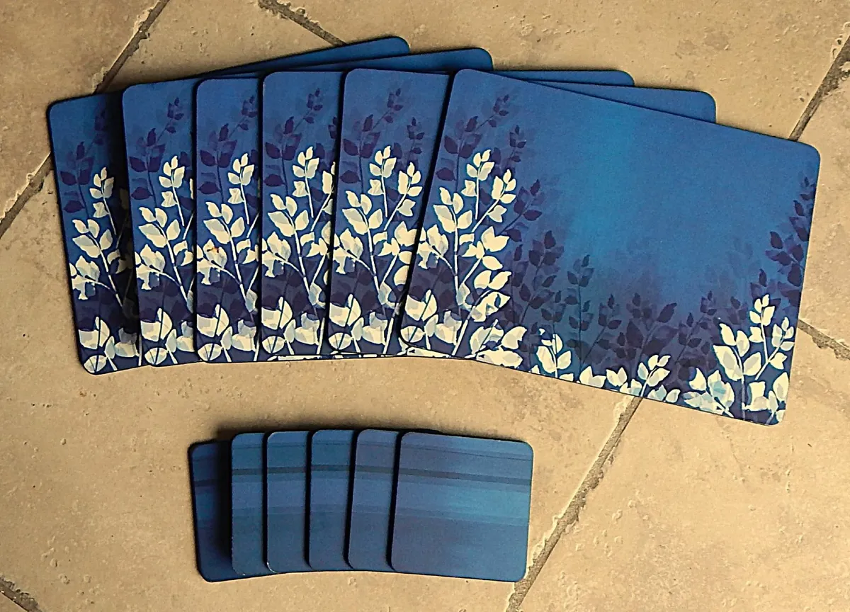 Collection of 6 Denby Placemats and Coasters - Image 1