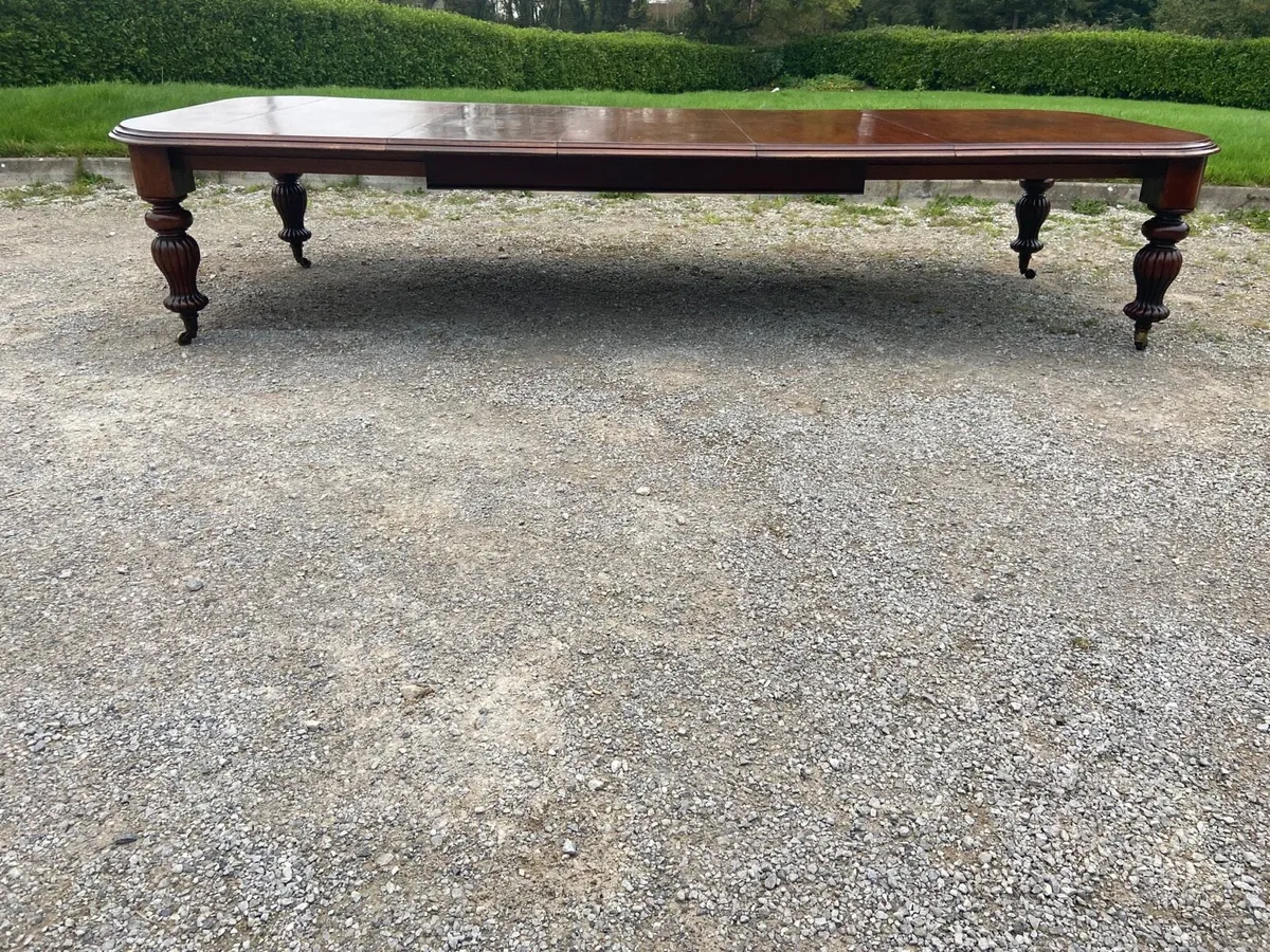 1820s William IV Wind out dining table - Image 2
