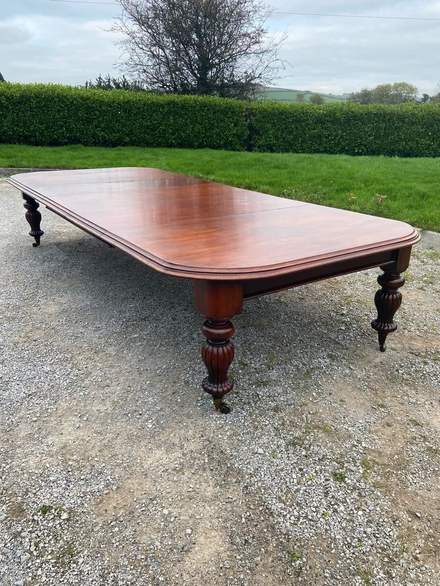 1820s William IV Wind out dining table - Image 4
