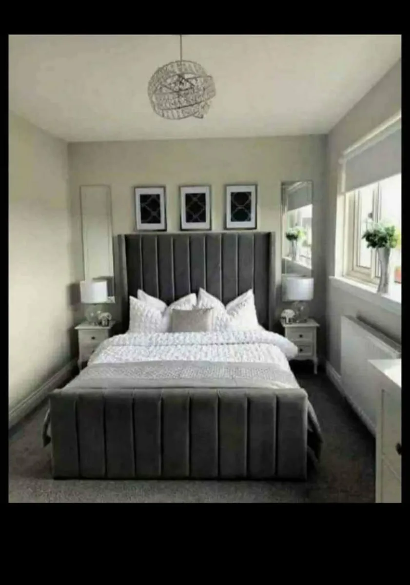 " King-size Beds With Orthopedic springs Metress" - Image 1