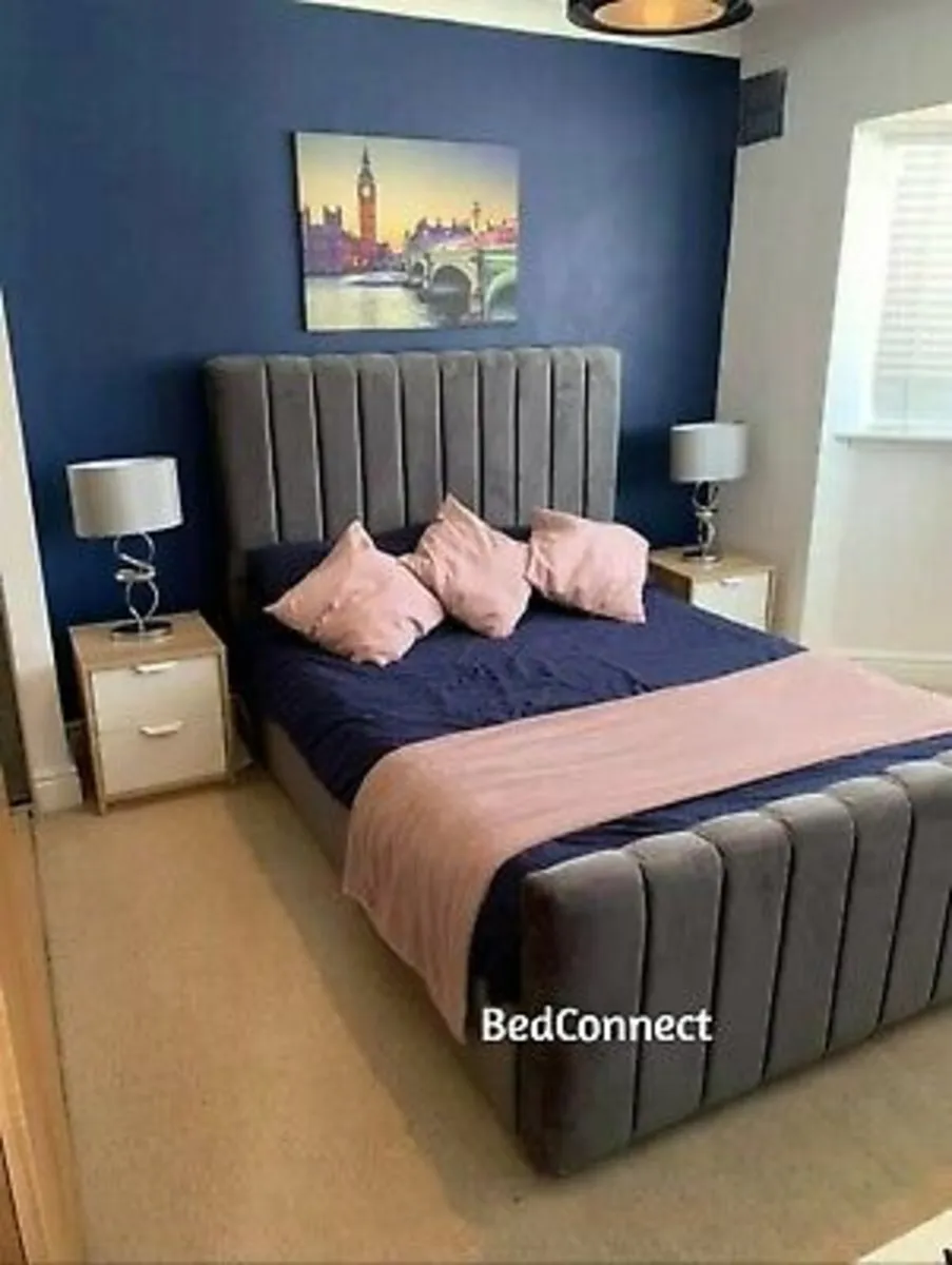 " King-size Beds With Orthopedic springs Metress" - Image 2