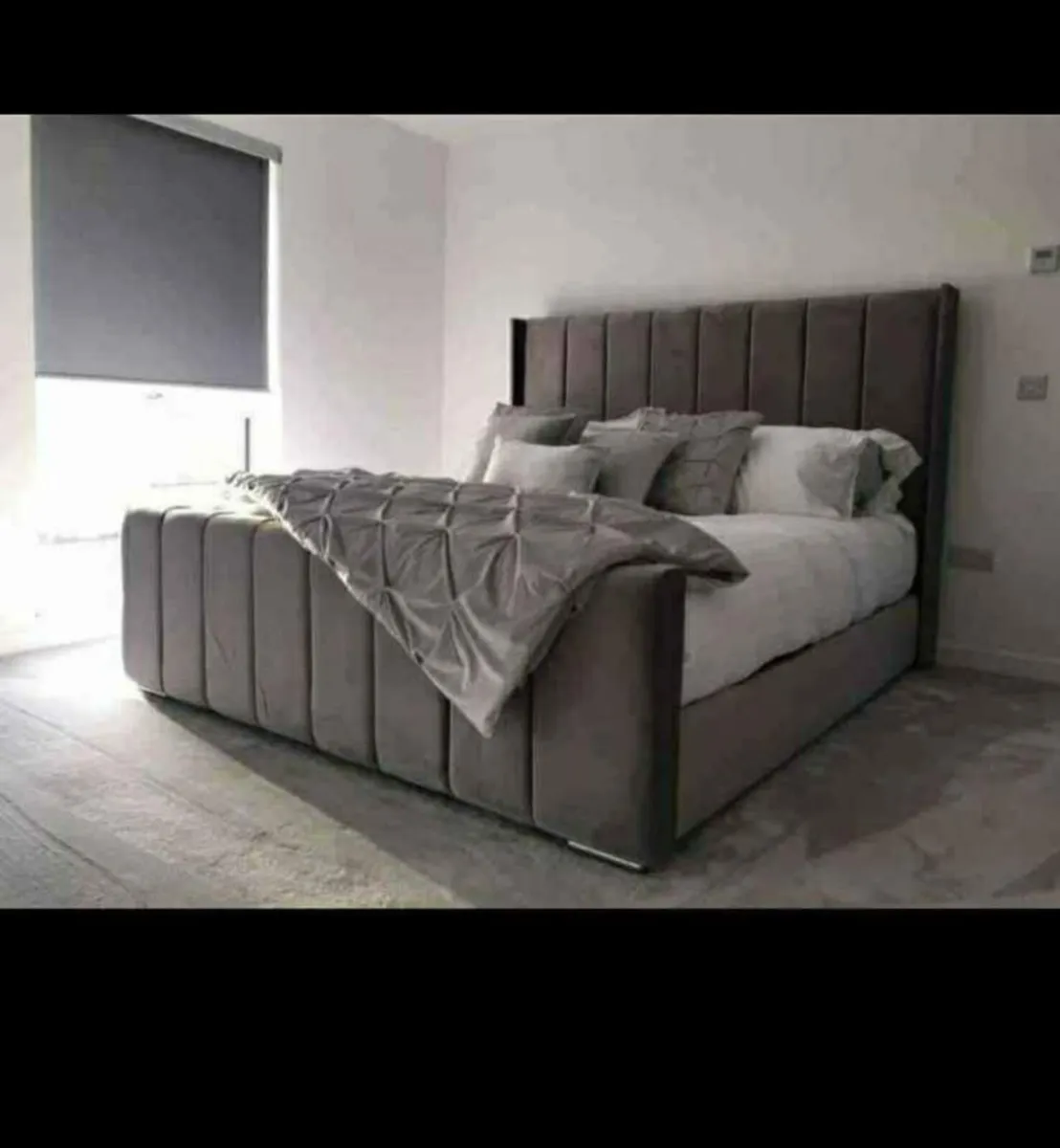 " King-size Beds With Orthopedic springs Metress" - Image 4