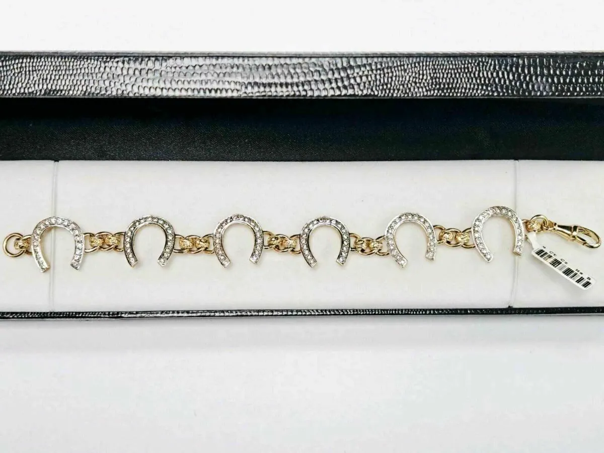 9K Gold horseshoe Bracelet 9CT - Image 1