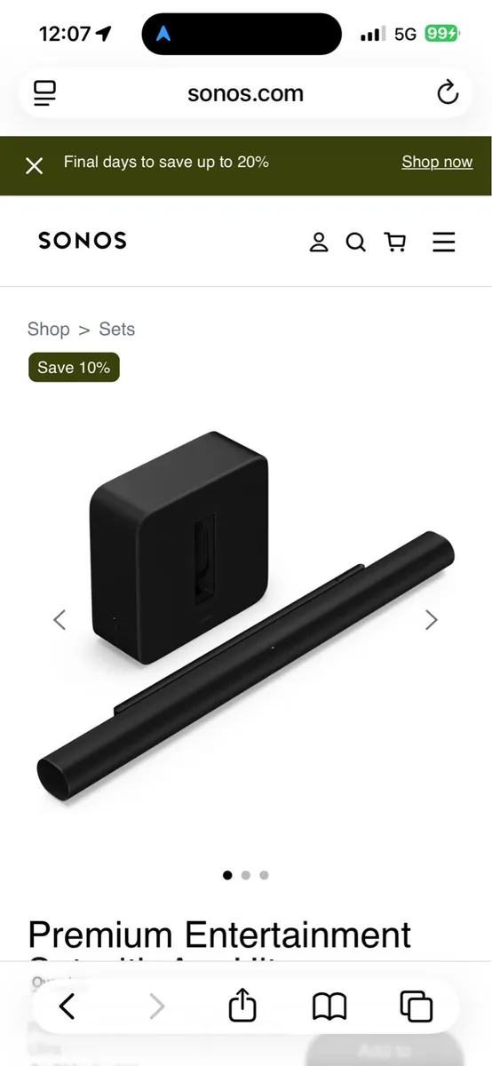 Sonos Arc Ultra + Sub Gen 4 (sealed).