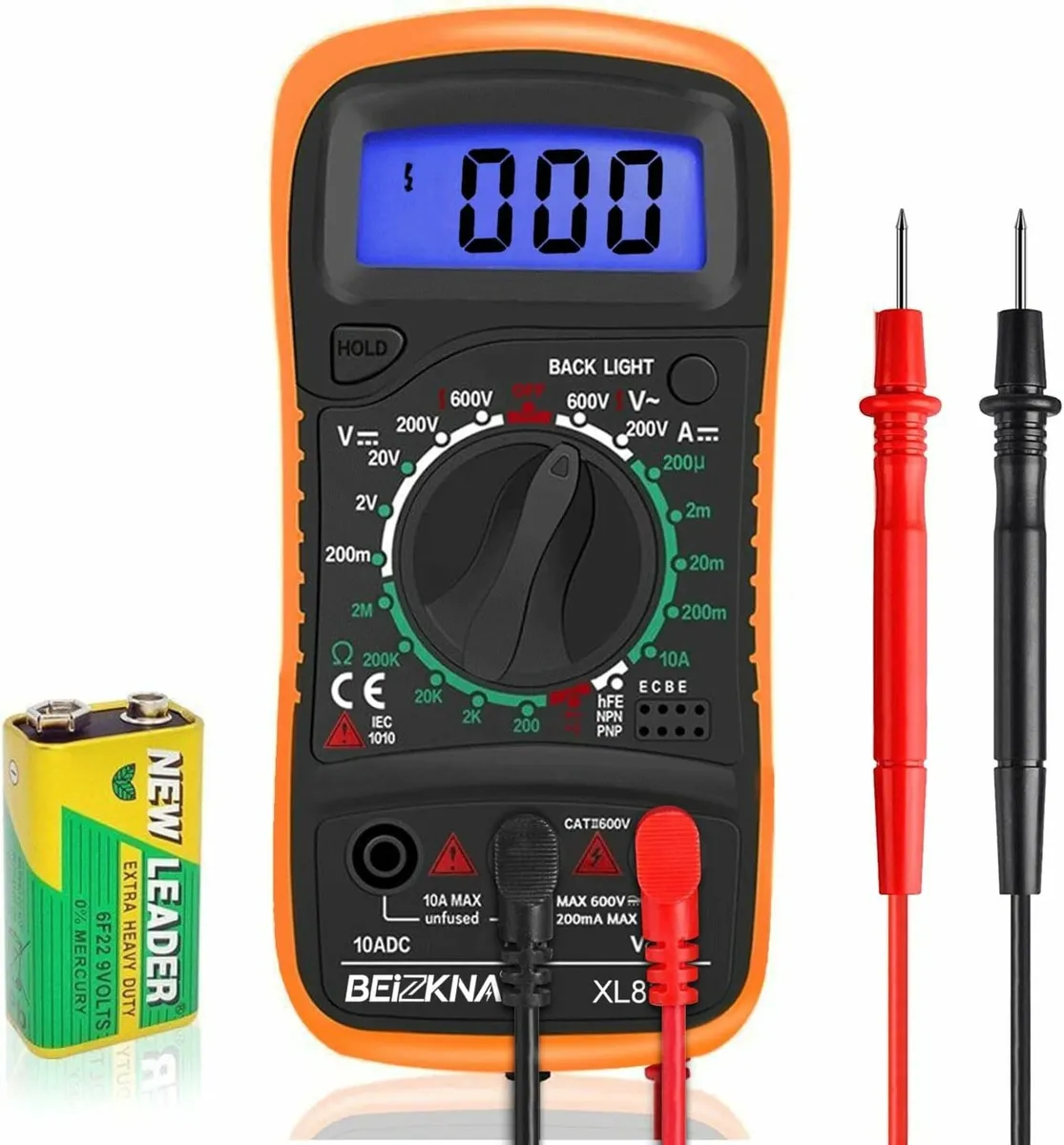 Digital Multimeter Voltmeter Battery Voltage Multi