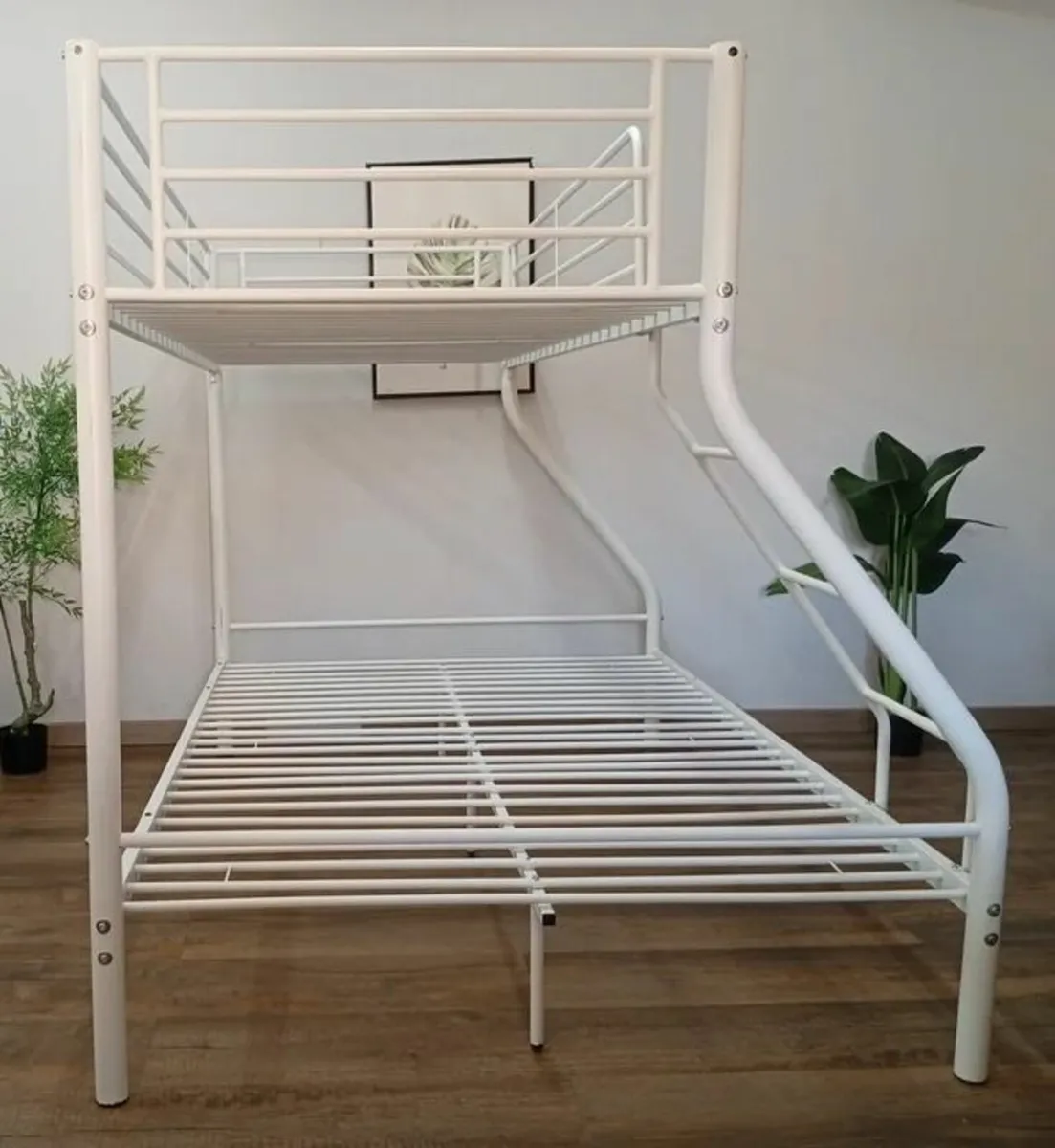 White Double Metal Bunk Bed FREE DELIVERY - Image 2