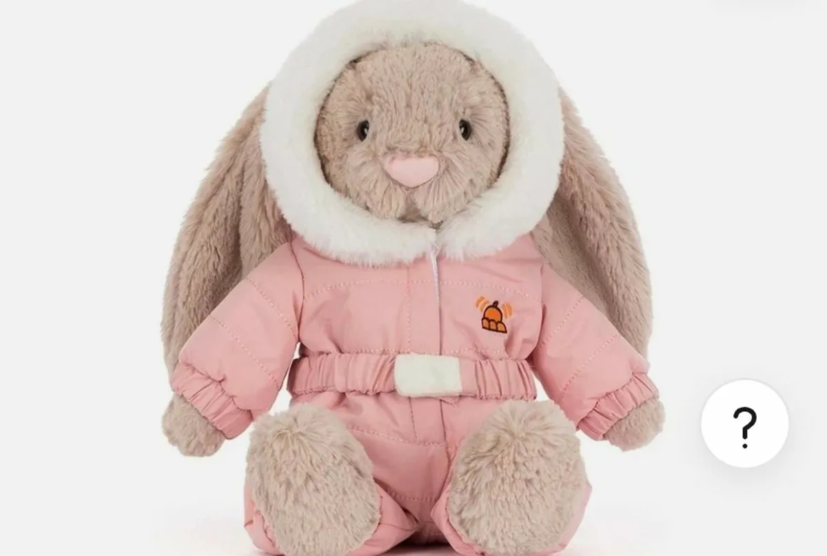 Jellycat bashful bunny skisuit