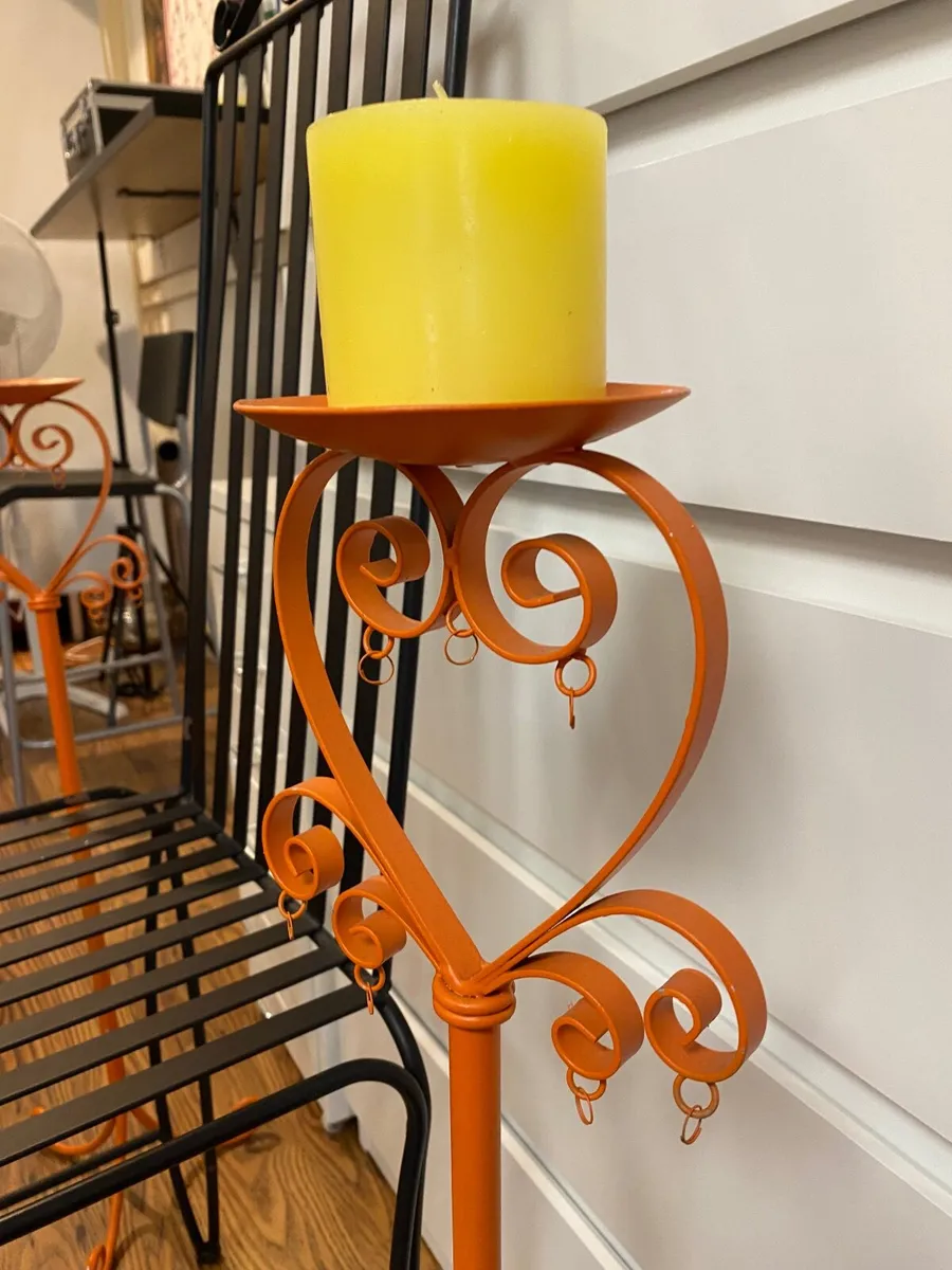 Metalic candle stand - Image 1