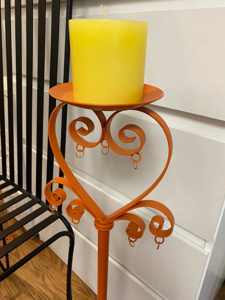 Metalic candle stand - Image 2