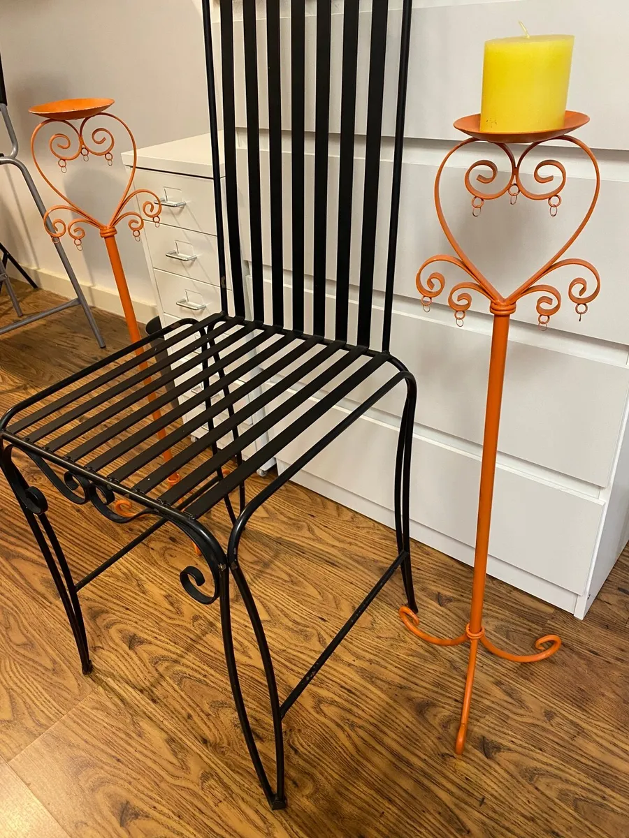 Metalic candle stand - Image 3