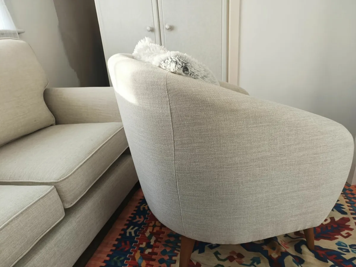 Tub cream  Armchair  brand new - Image 2