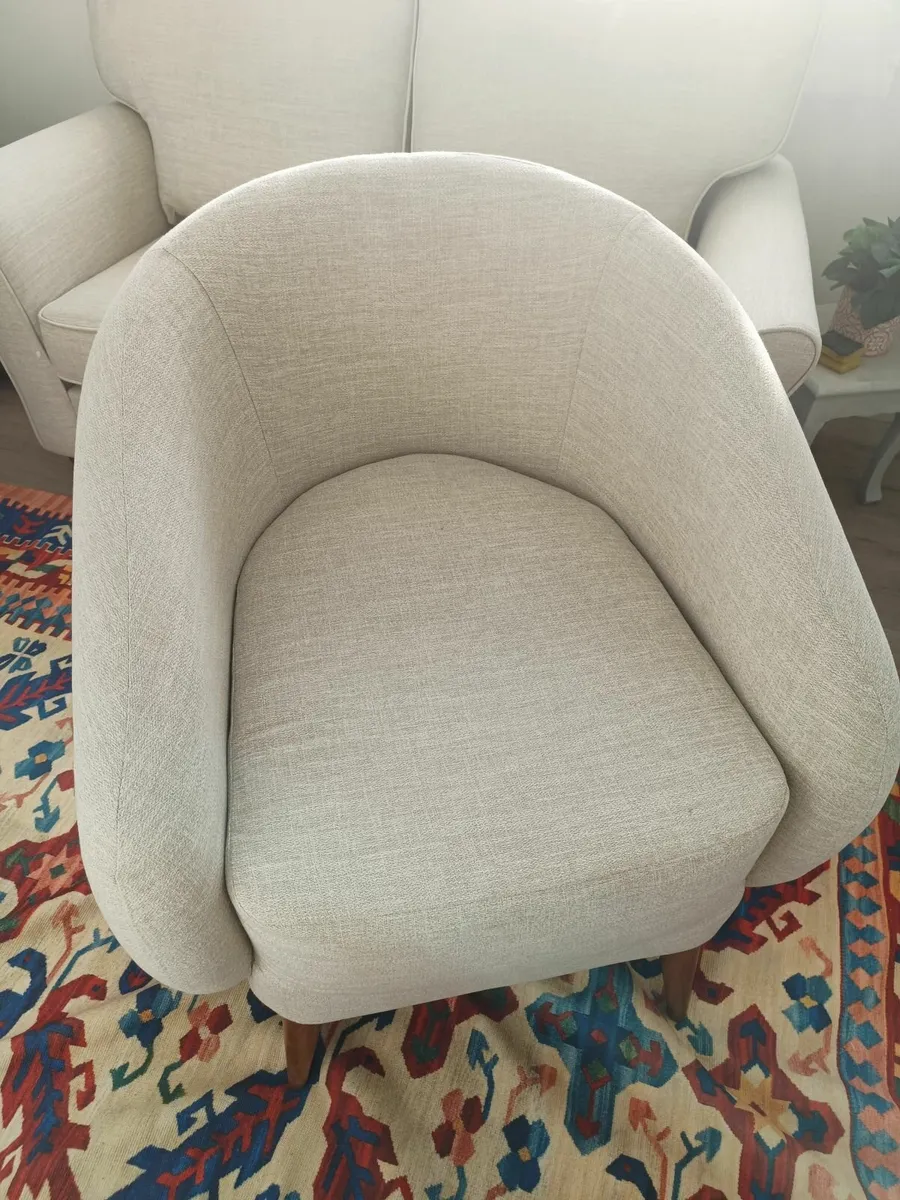 Tub cream  Armchair  brand new - Image 3