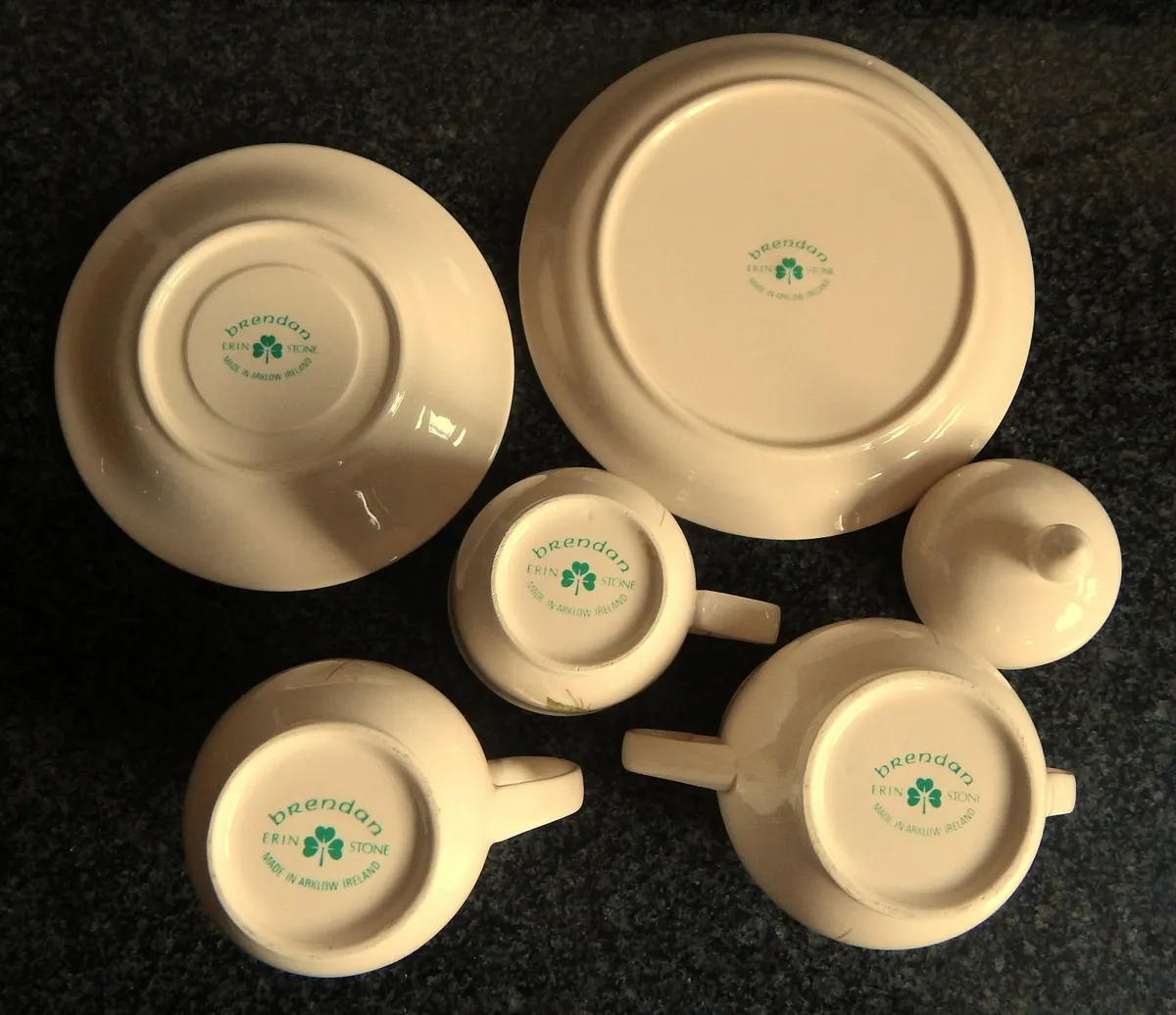 20 Piece Vintage Arklow Pottery Brendan Tea Set - Image 4