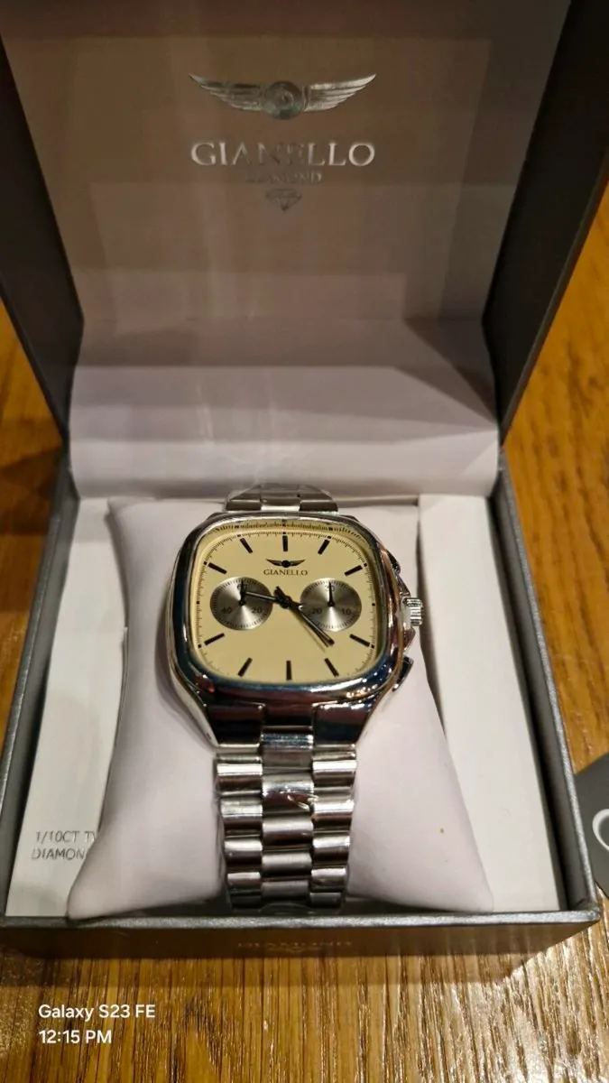 Gianello Square Fusion 42 Square Link Bracelet - Image 1