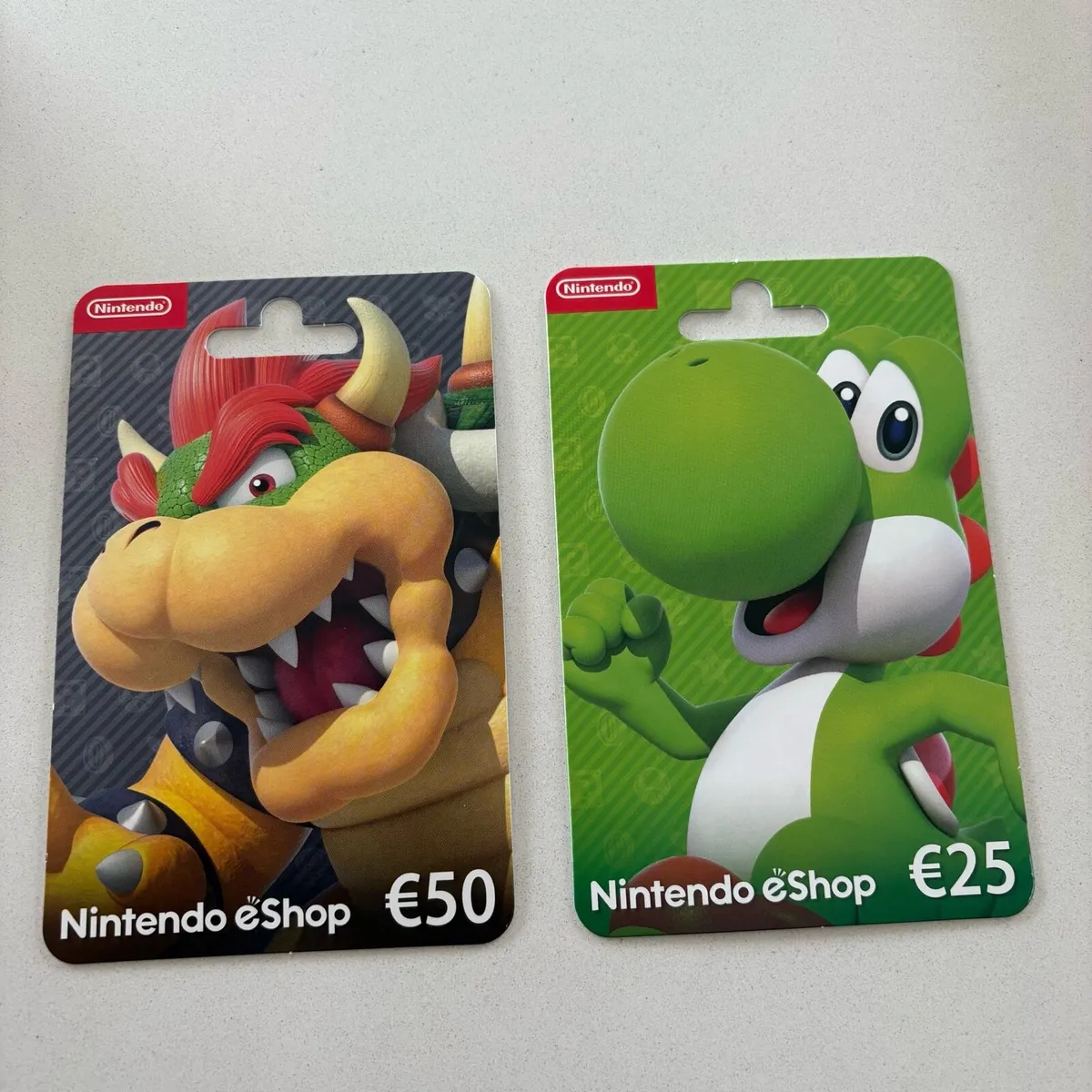 2 Nintendo Gift Cards