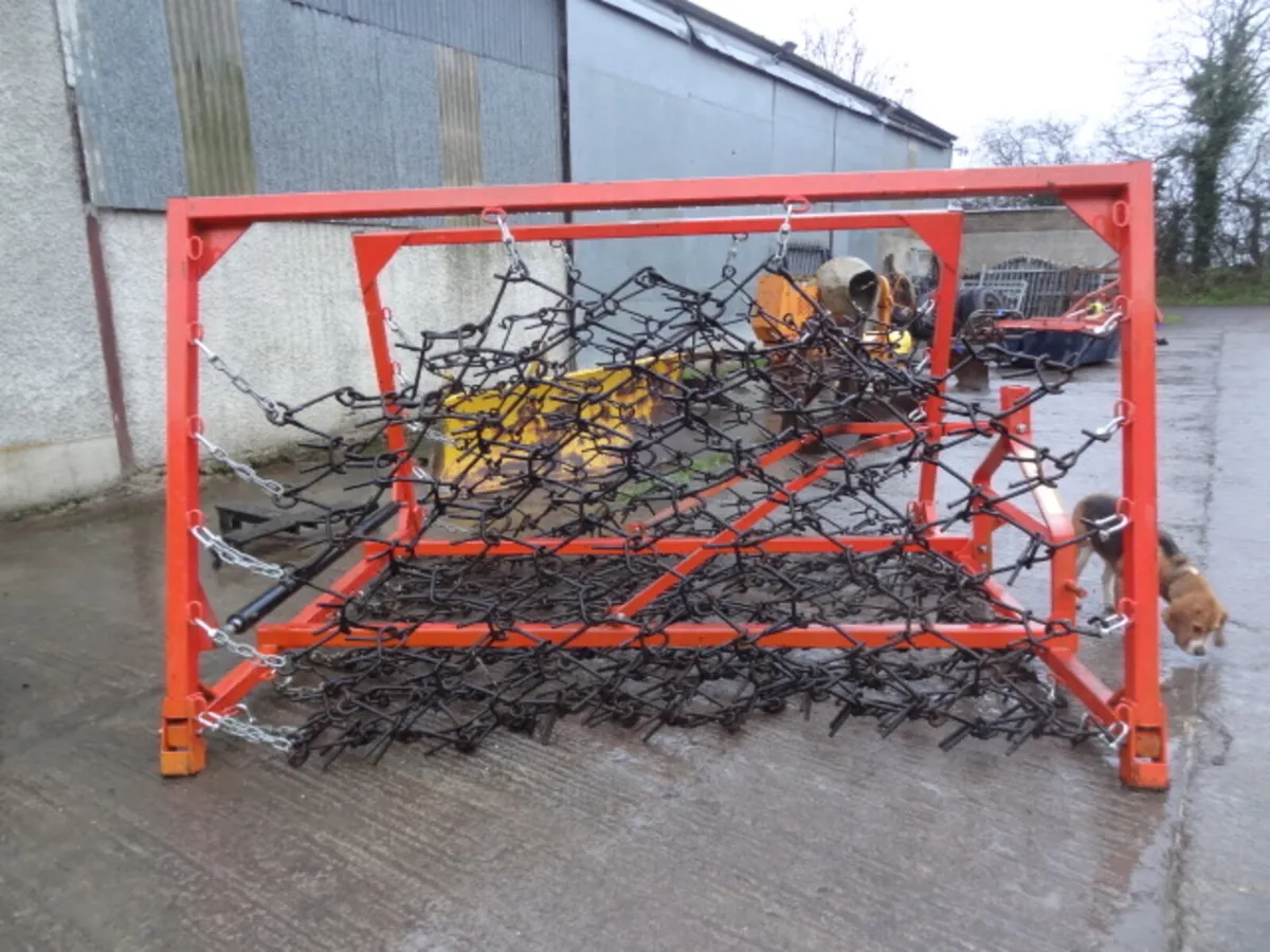 Hackett 16FT Hydraulic Folding Chain Harrow - Image 4